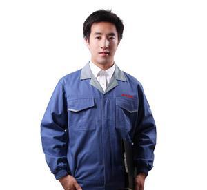 廠家直銷訂做工裝江西南昌服裝廠勞保服裝春秋長(zhǎng)袖工作服套裝